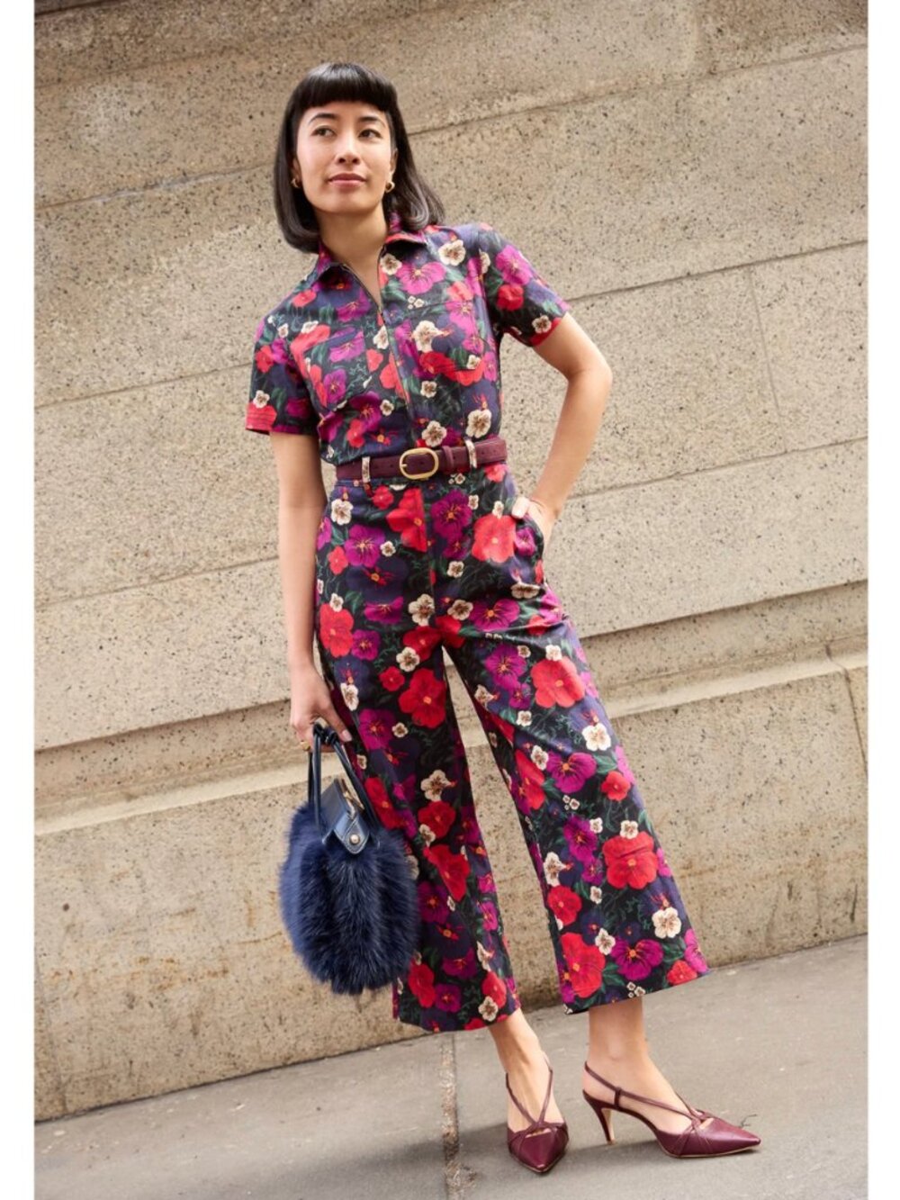 Mixed by Nasrin Quincy Jumpsuit in Pansy - Picture 3 of 6